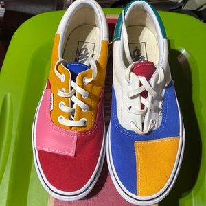 Vans Era patchwork men’s 6/ women’s 7.5 barely worn/ like new condition with box